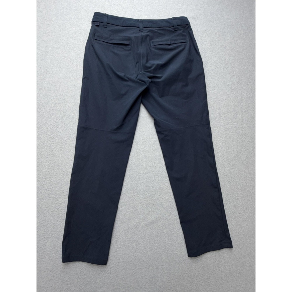 Lululemon Pants Mens 32 Blue Stretch Microfiber Chino Slim Tapered Casual - Picture 7 of 10